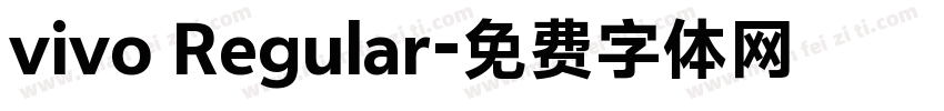 vivo Regular字体转换